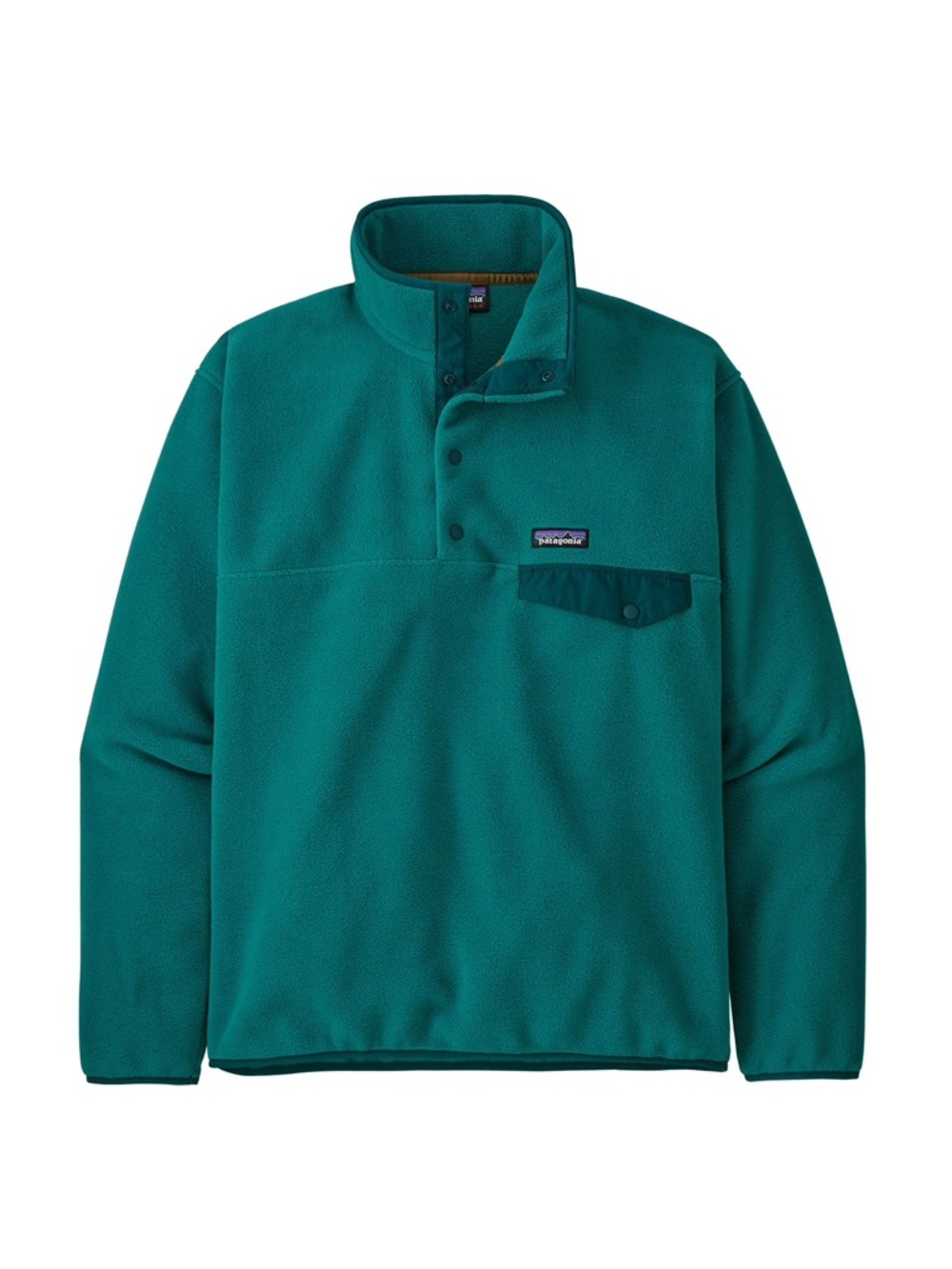Men's Patagonia Lightweight Synchilla Snap-T Fleece Pullover Borealis Green Sz S